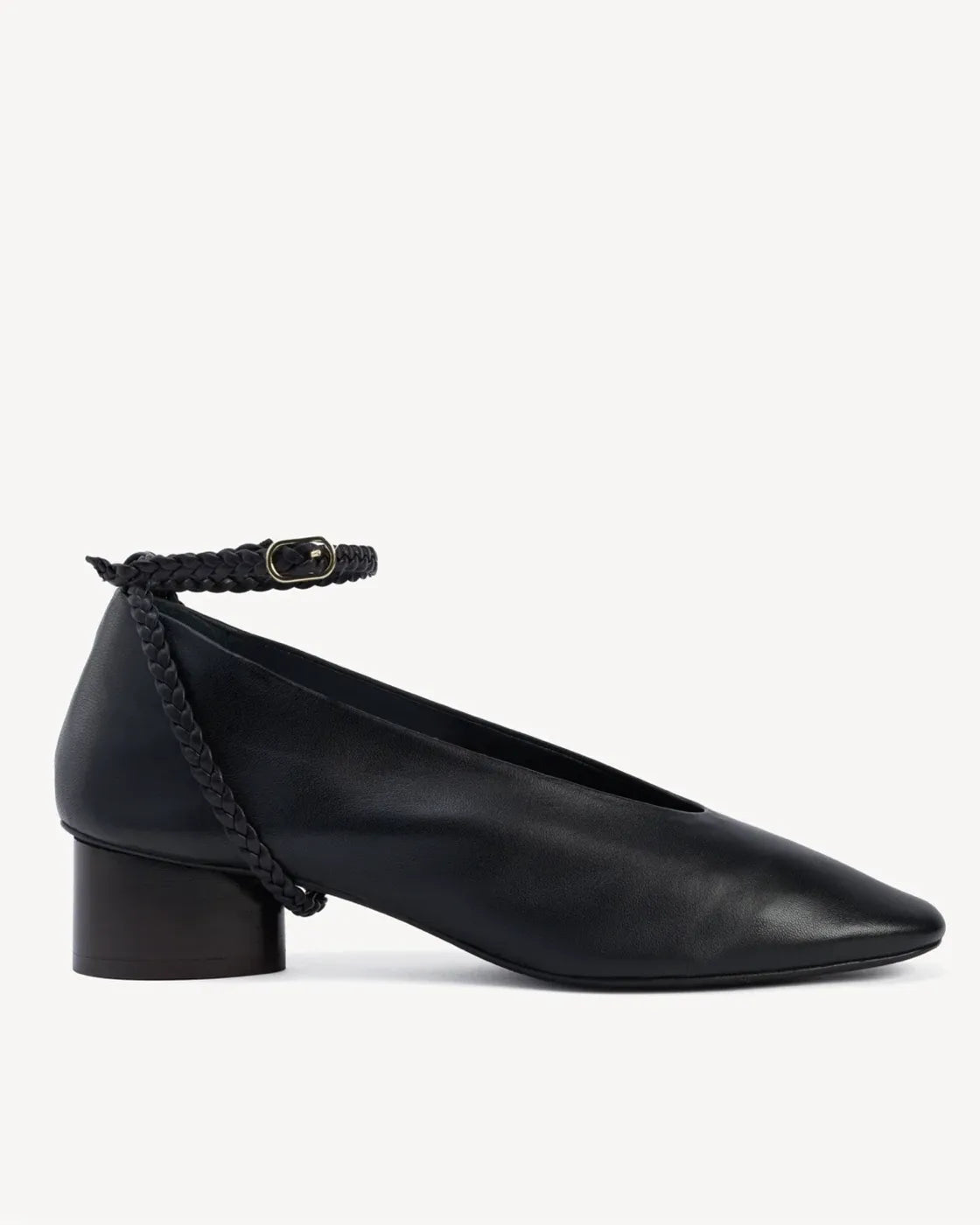 The Alma Anklet Pump Black