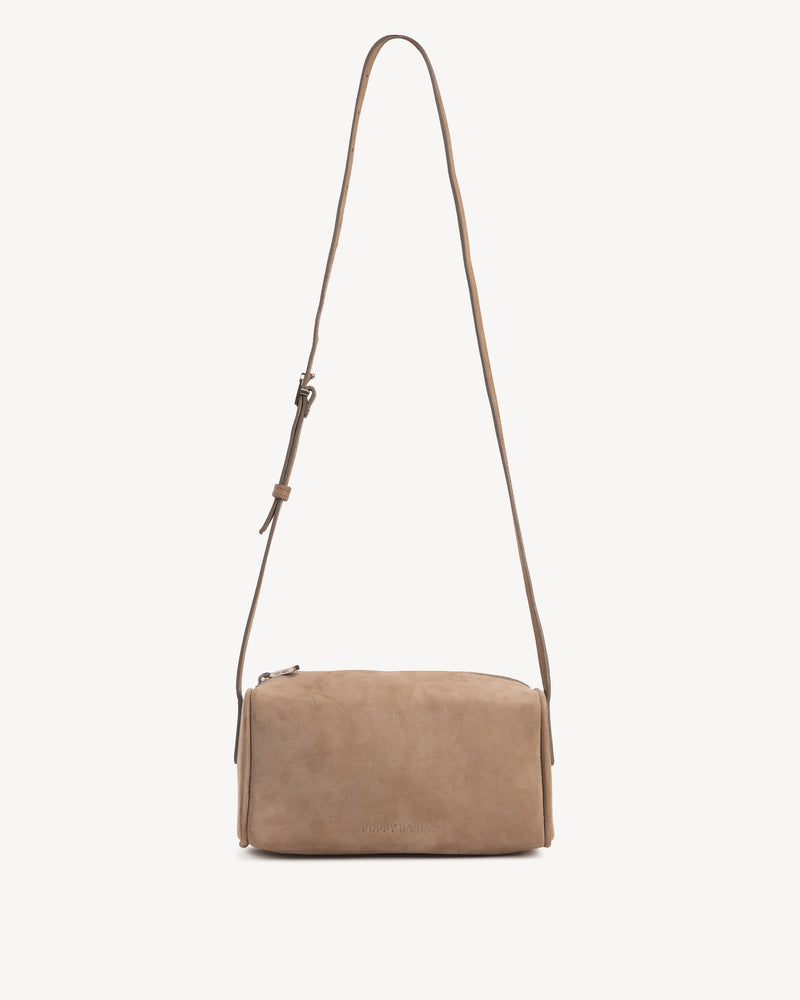 Front view of The Annex Bag Clay in Neutral nubuck