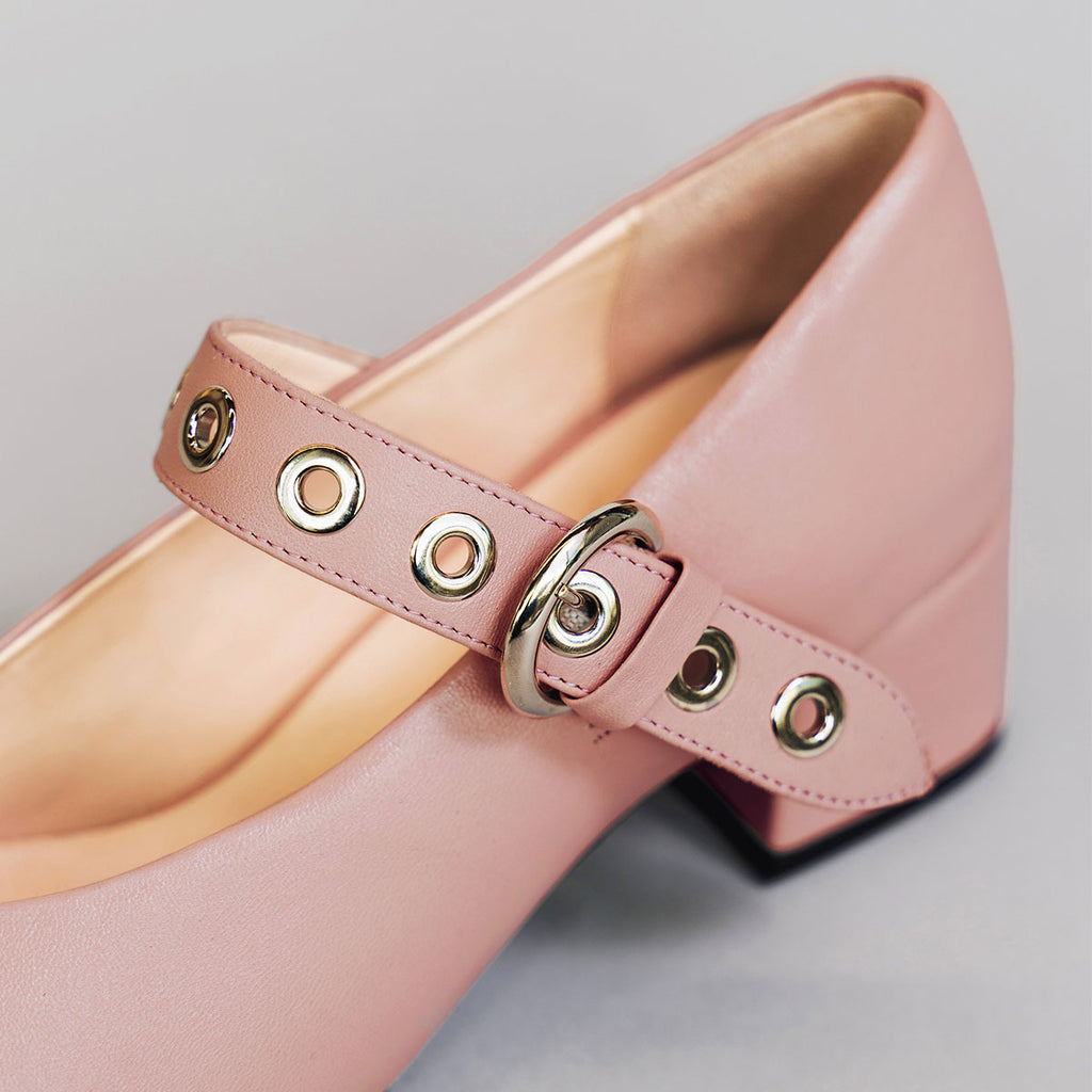 The BLVD Heeled Mary Jane Blush