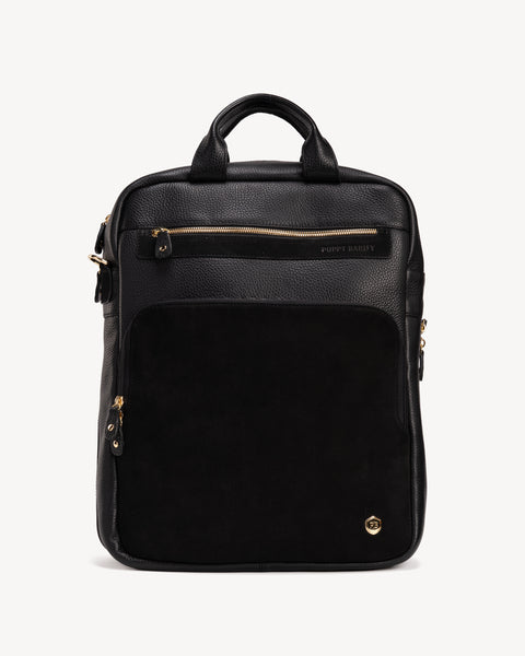 The Backpack Black / Black Nubuck