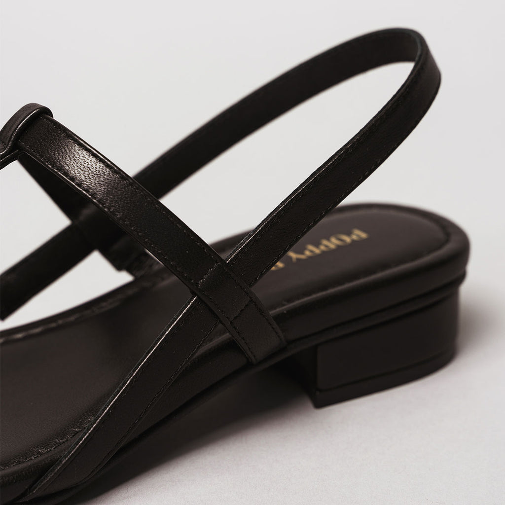 The Barely There Sandal Black