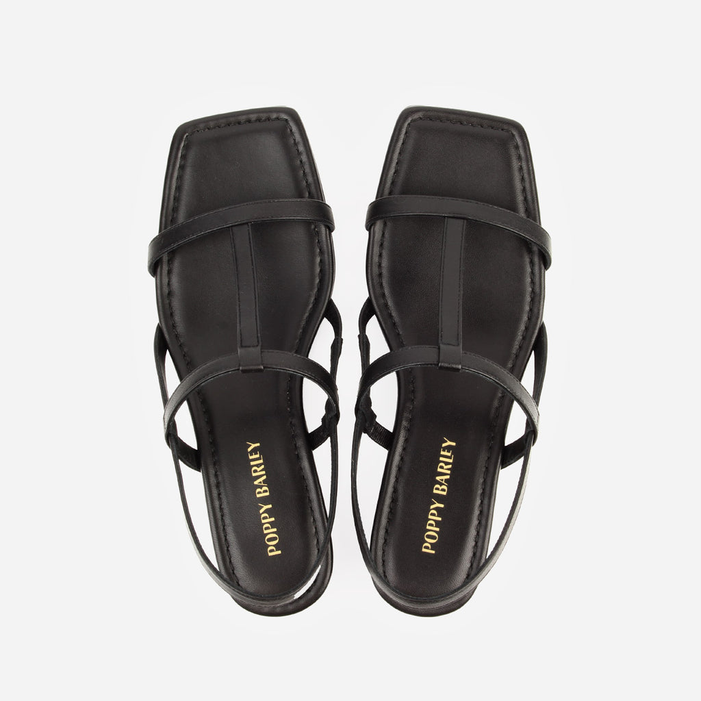 The Barely There Sandal Black