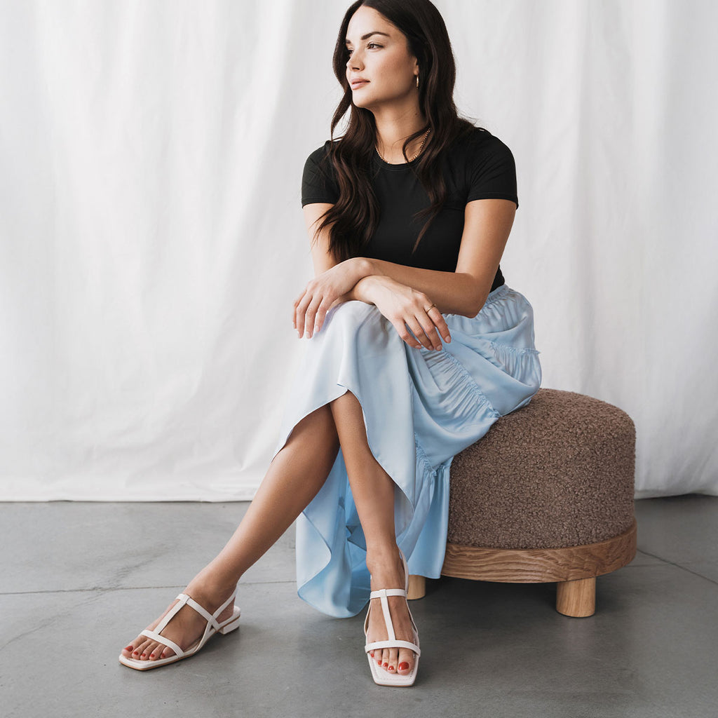 The Barely There Sandal Ivory