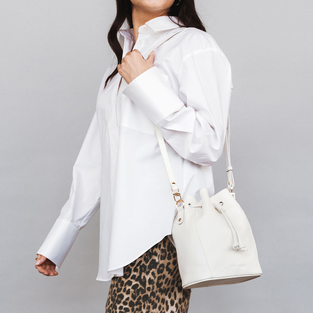 The Bondi Bucket Bag Panna Cotta