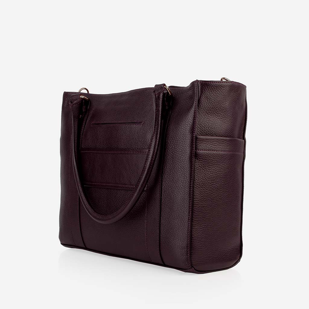 The Colleague Tote Plum