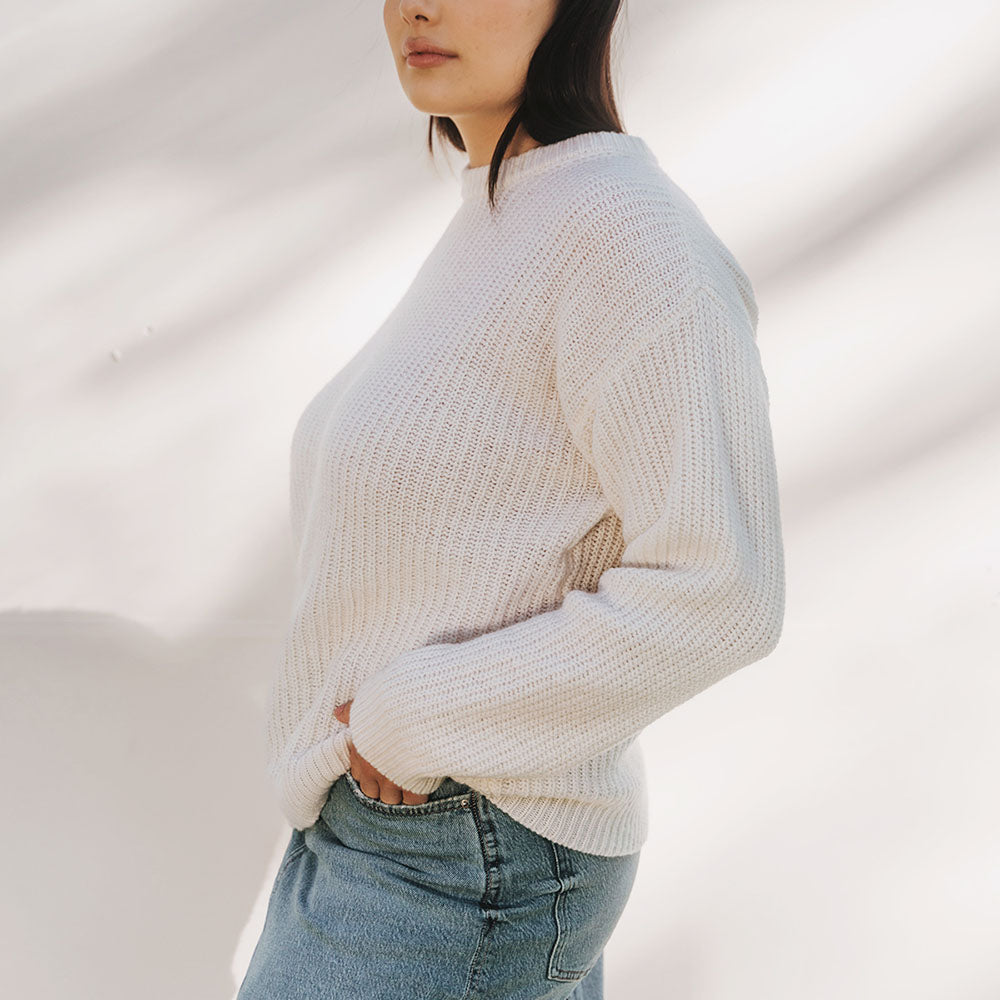 The Cove Crewneck Pearl