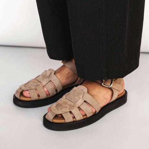 The Beachcomber Sandal Clay Nubuck