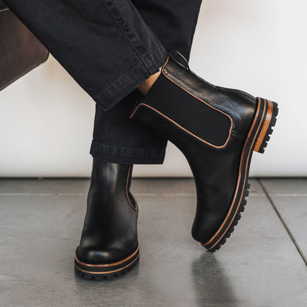 The Decade Chelsea Boot Black Water Resistant