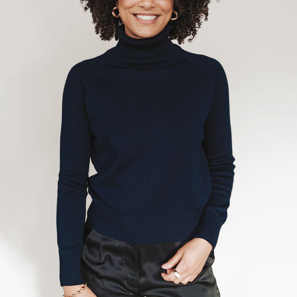 The Go-To Turtleneck Midnight