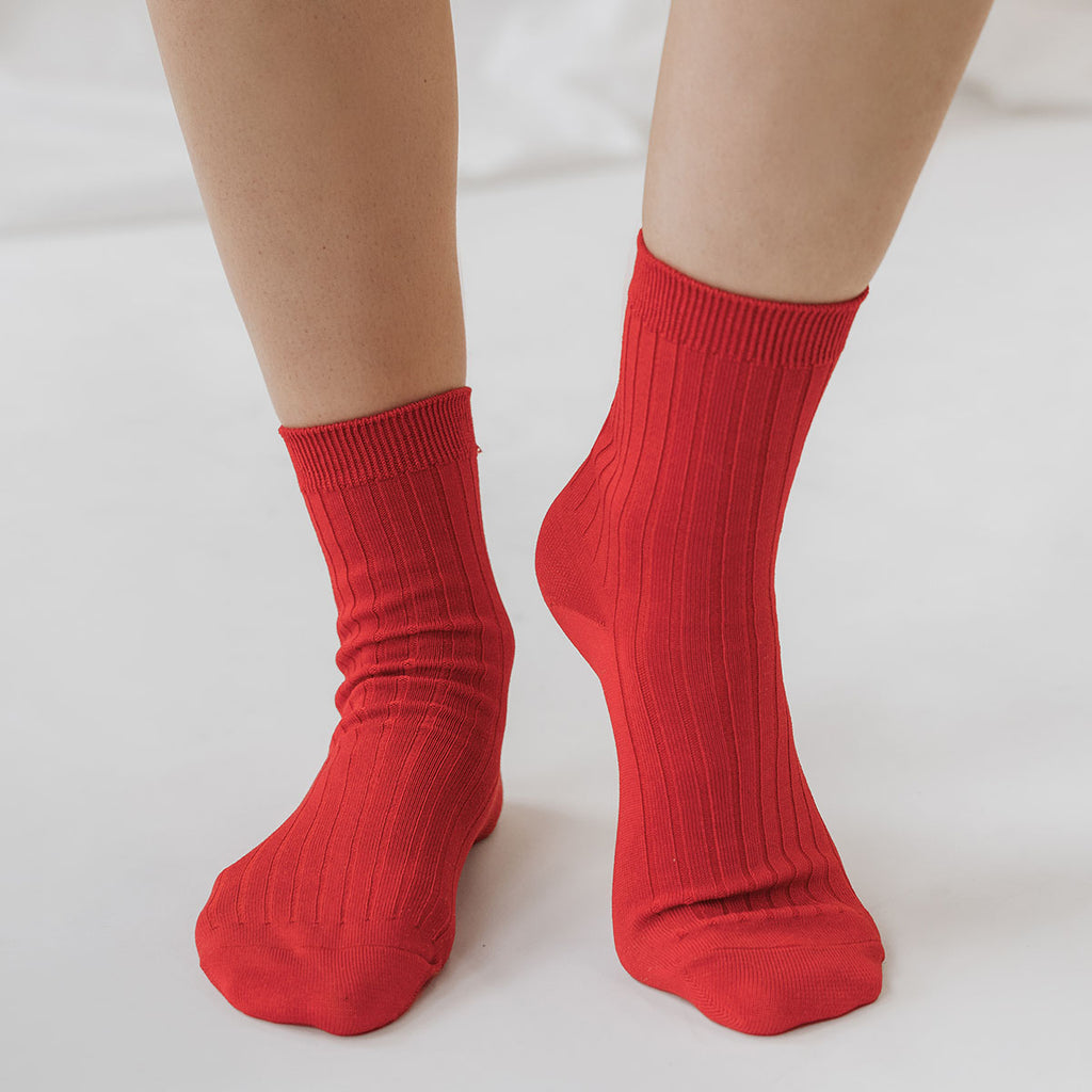 Le Bon Shoppe Her Socks Red