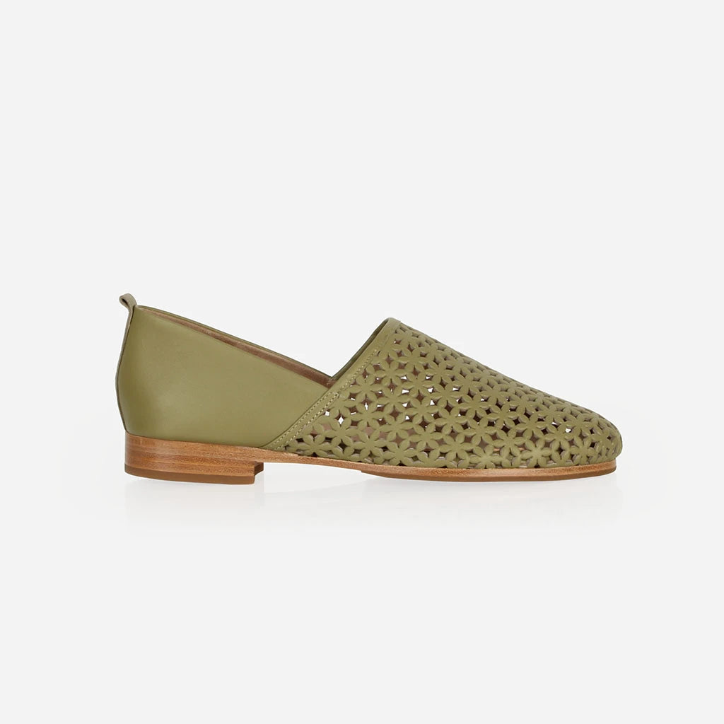 The At-Leisure Slip-On 2.0 Perforated Matcha