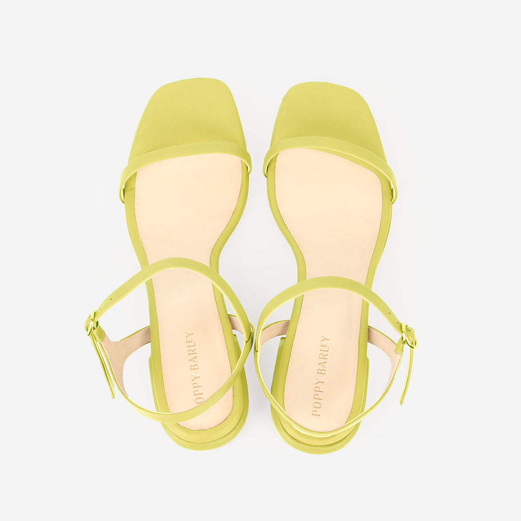 The Lindsay Heeled Sandal Citrus