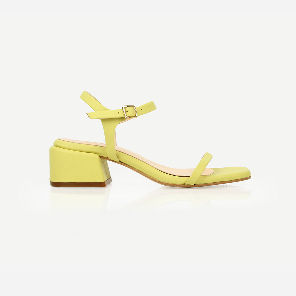 The Lindsay Heeled Sandal Citrus