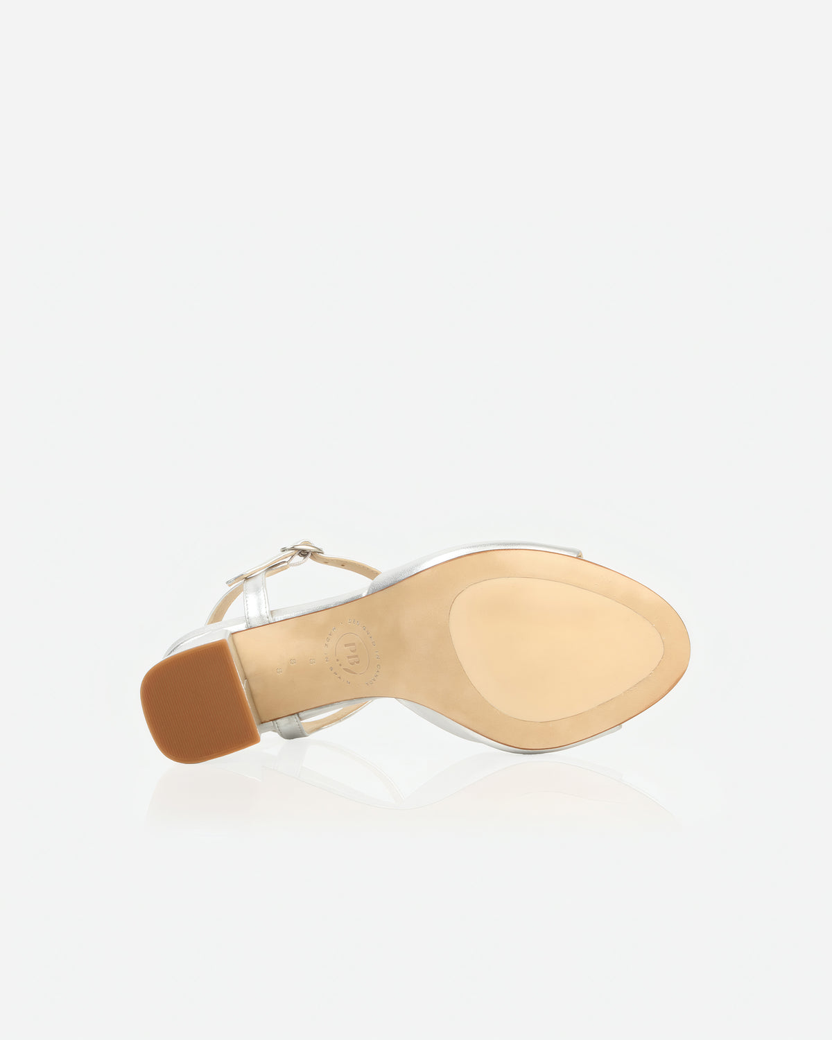 The Monica Heeled Sandal Silver