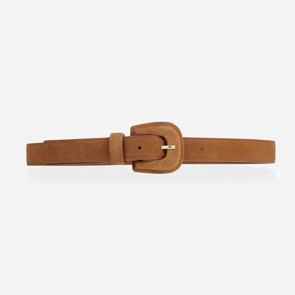 The Nouveau Belt Lion Suede
