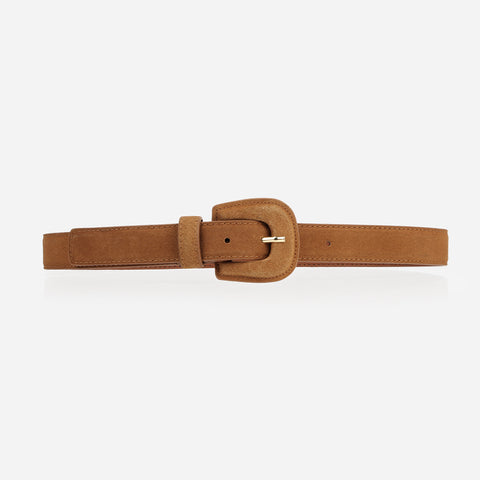 The Nouveau Belt Lion Suede