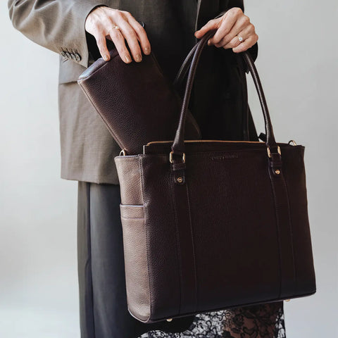 The Colleague Tote Plum