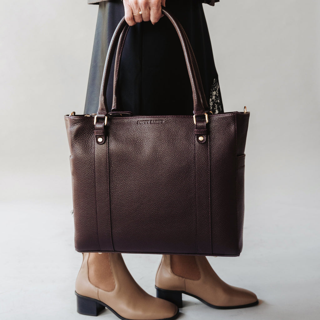 The Colleague Tote Plum