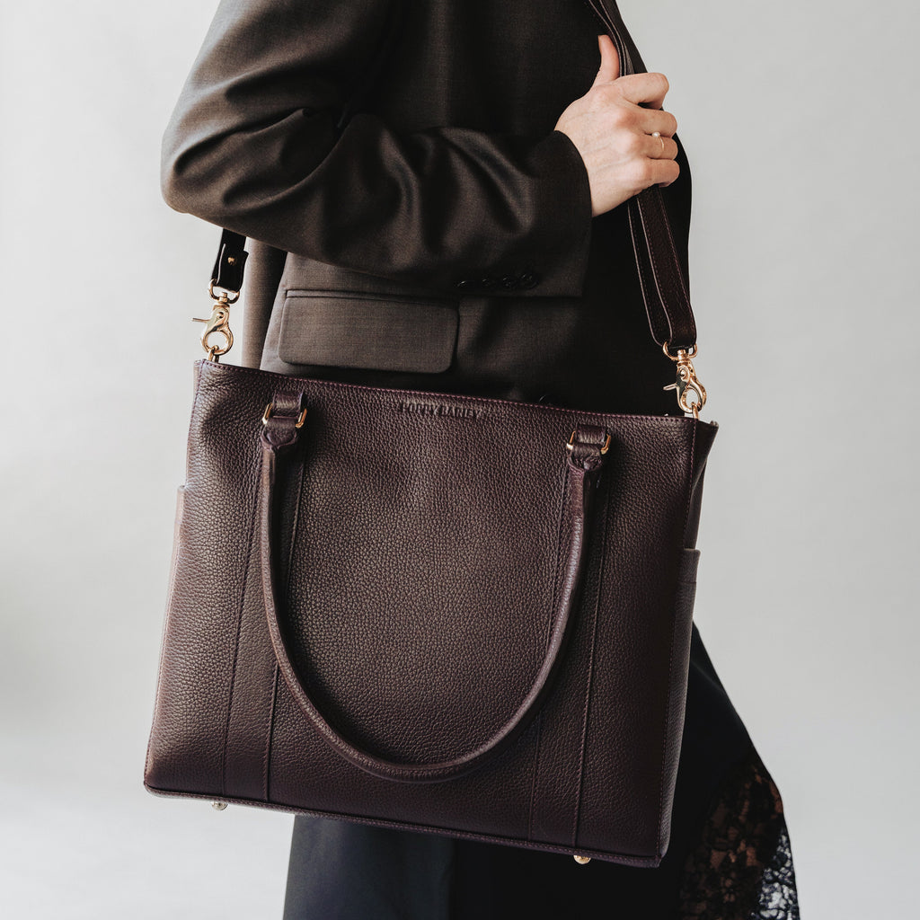 The Colleague Tote Plum
