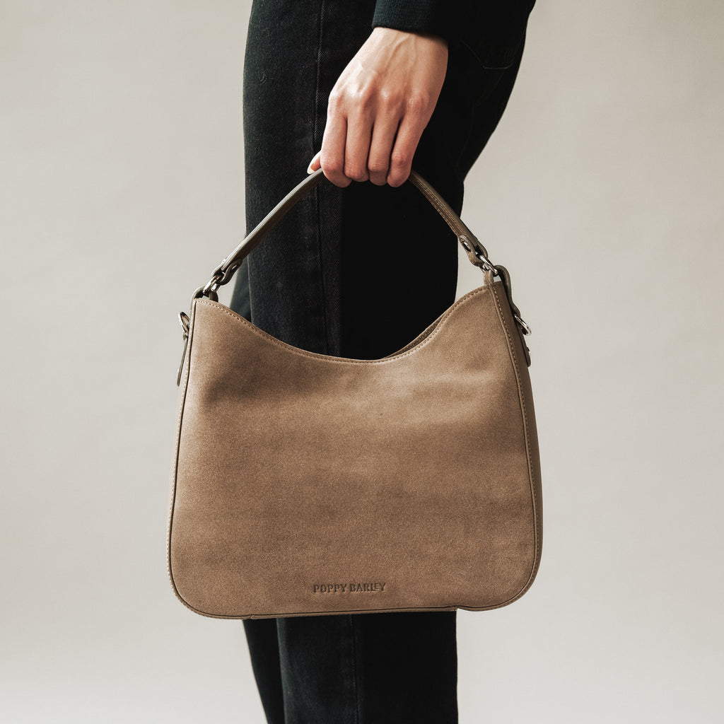The Sixteenth Tote Truffle Suede