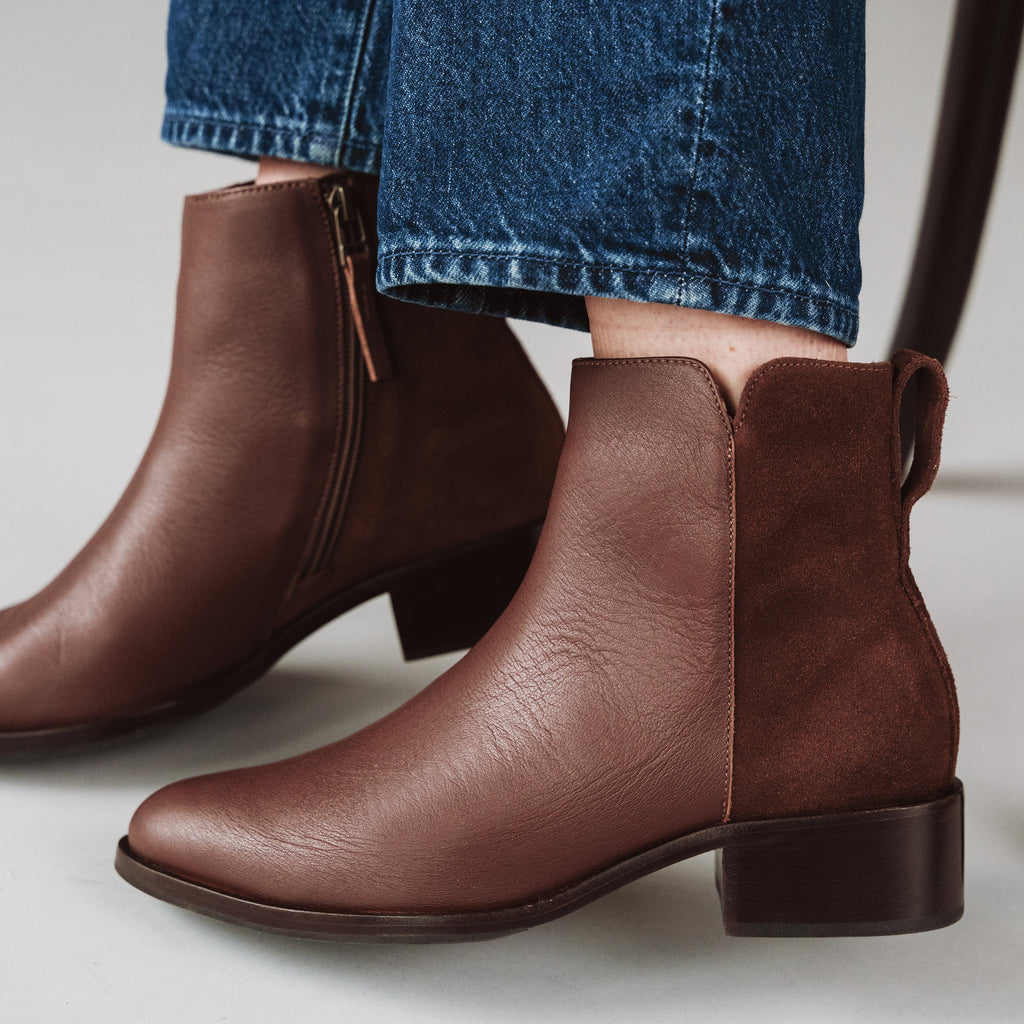 The Ali Ankle Boot French Press
