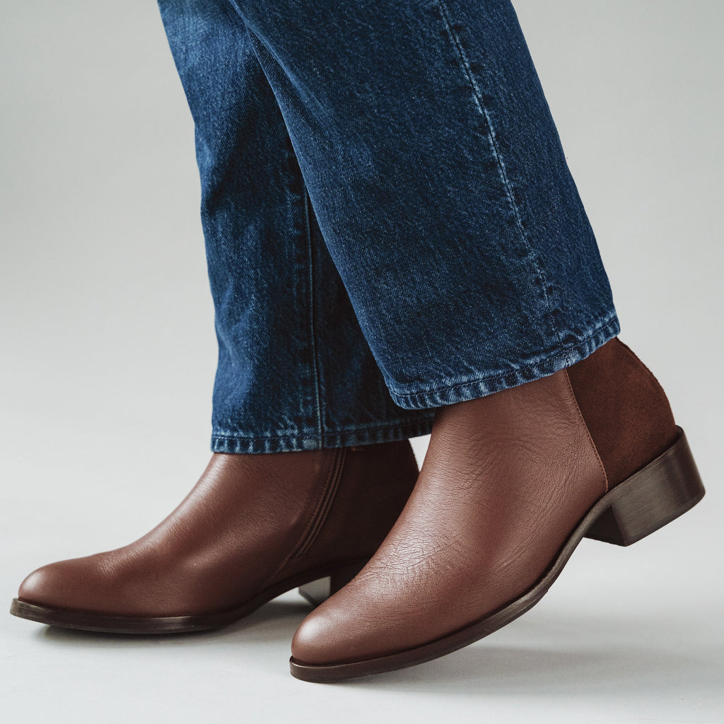 The Ali Ankle Boot French Press