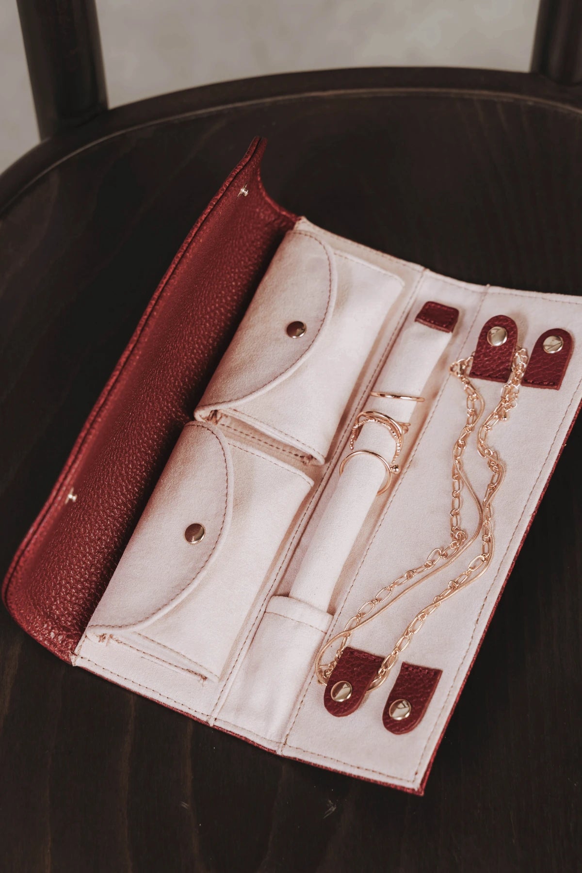 The Travel Jewelry Case Resort Red