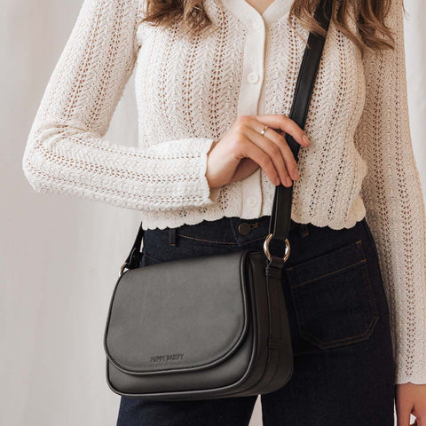 The PLNT Refined Saddle Bag Black