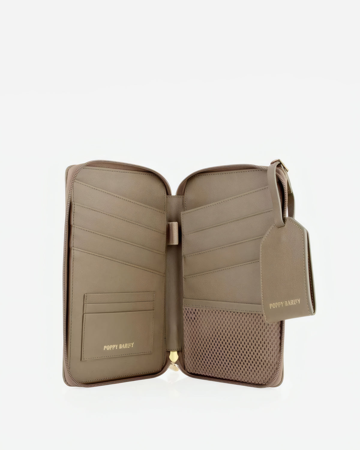 The Six Person Passport holder & Slim Luggage Tag Set Truffle