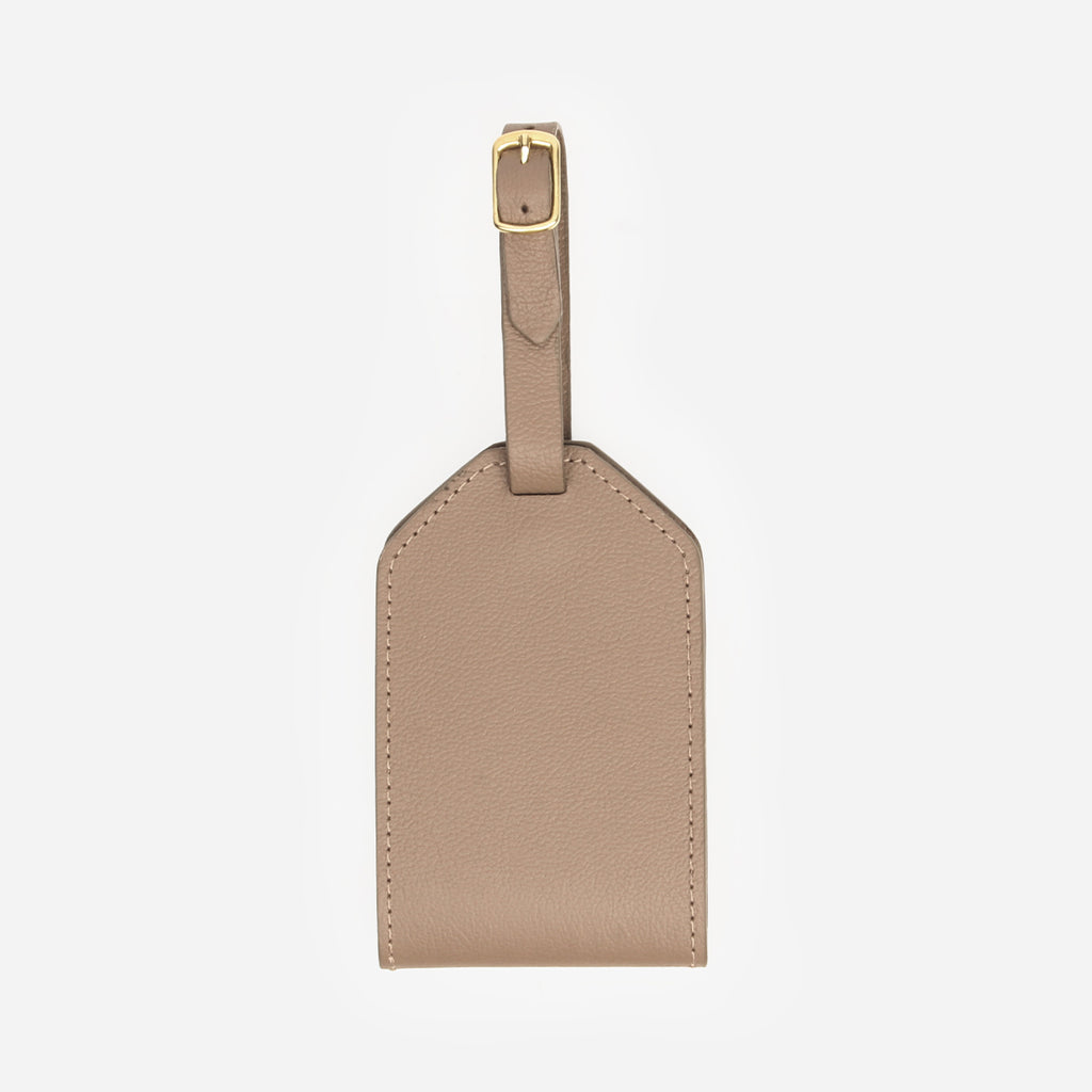 The Four Person Passport holder & Slim Luggage Tag Set Biscotti