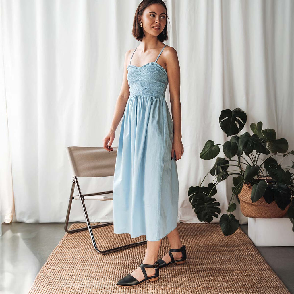 The Strappy Sandal Black