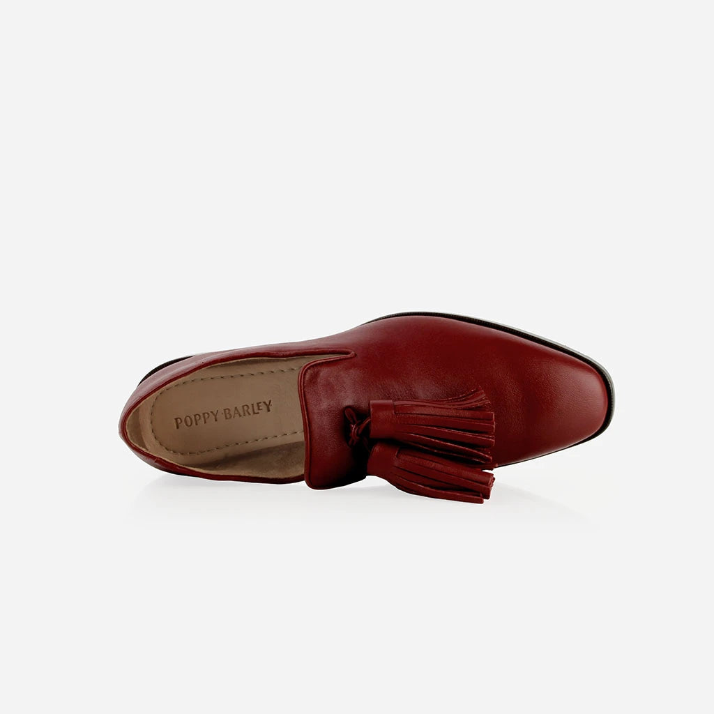The Tassel Daily Loafer Resort Red