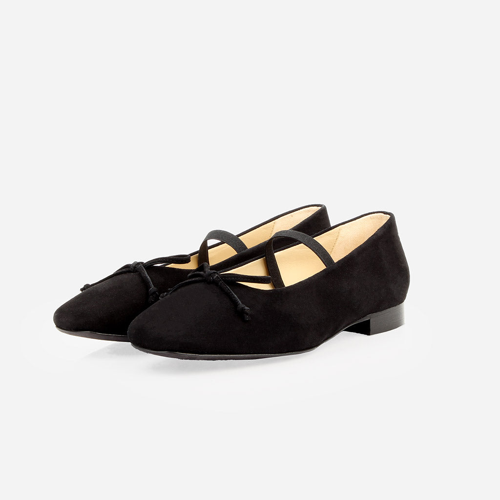The Tendu Ballet Flat Black