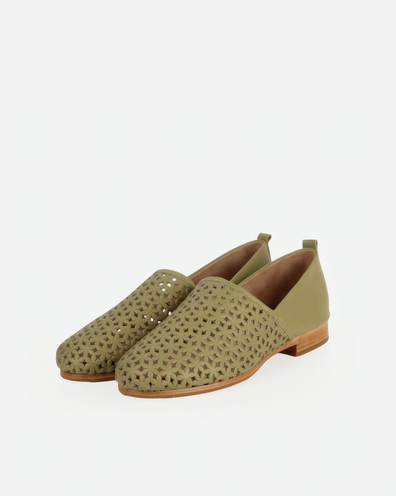 The At-Leisure Slip-On 2.0 Perforated Matcha