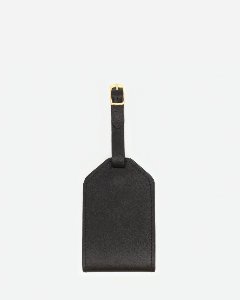 The Flying Solo Passport Holder & Slim Luggage Tag Set Black