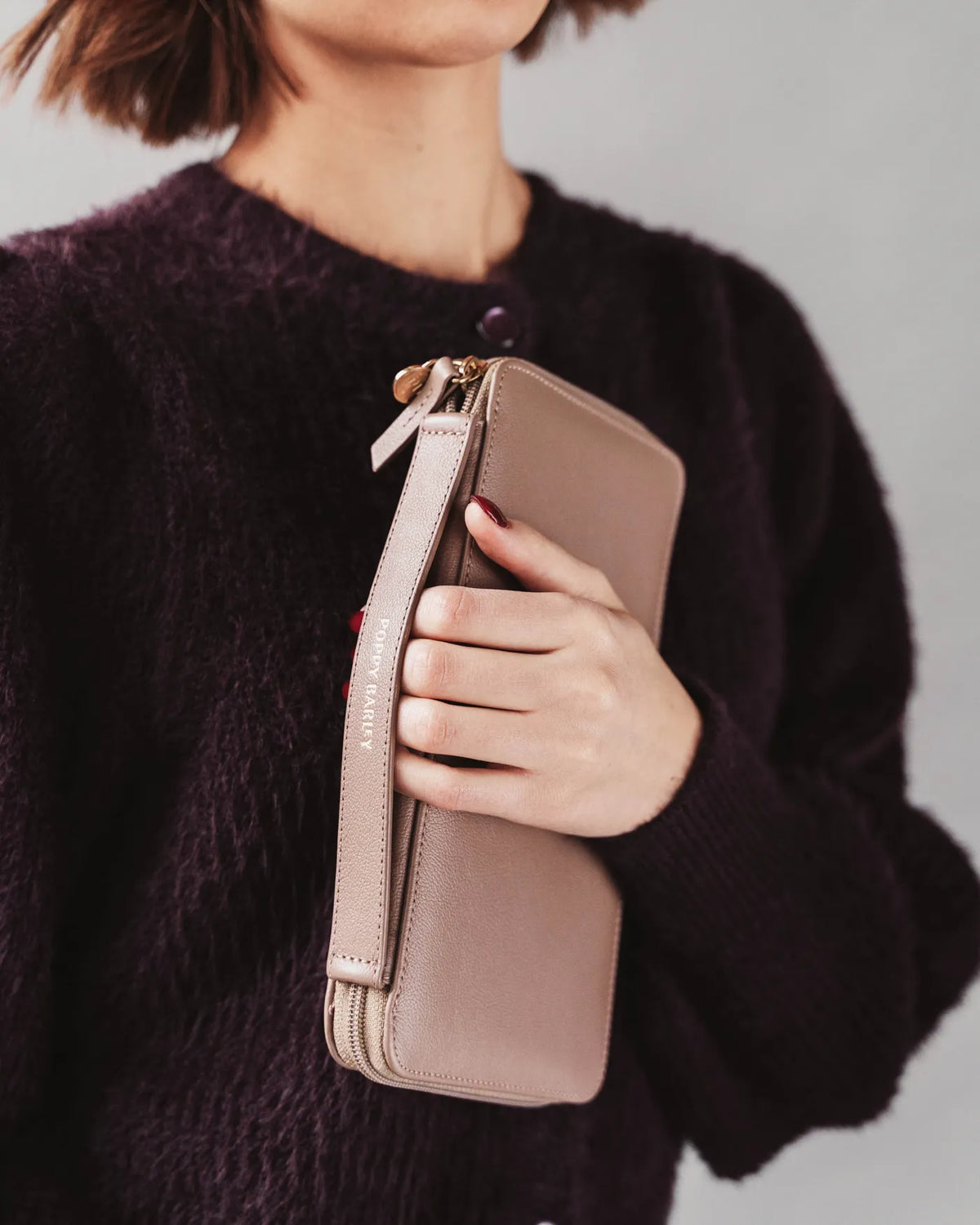 The Six Person Family Passport Holder Biscotti Micro Pebble