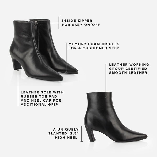 The Toujours Boot Black diagram