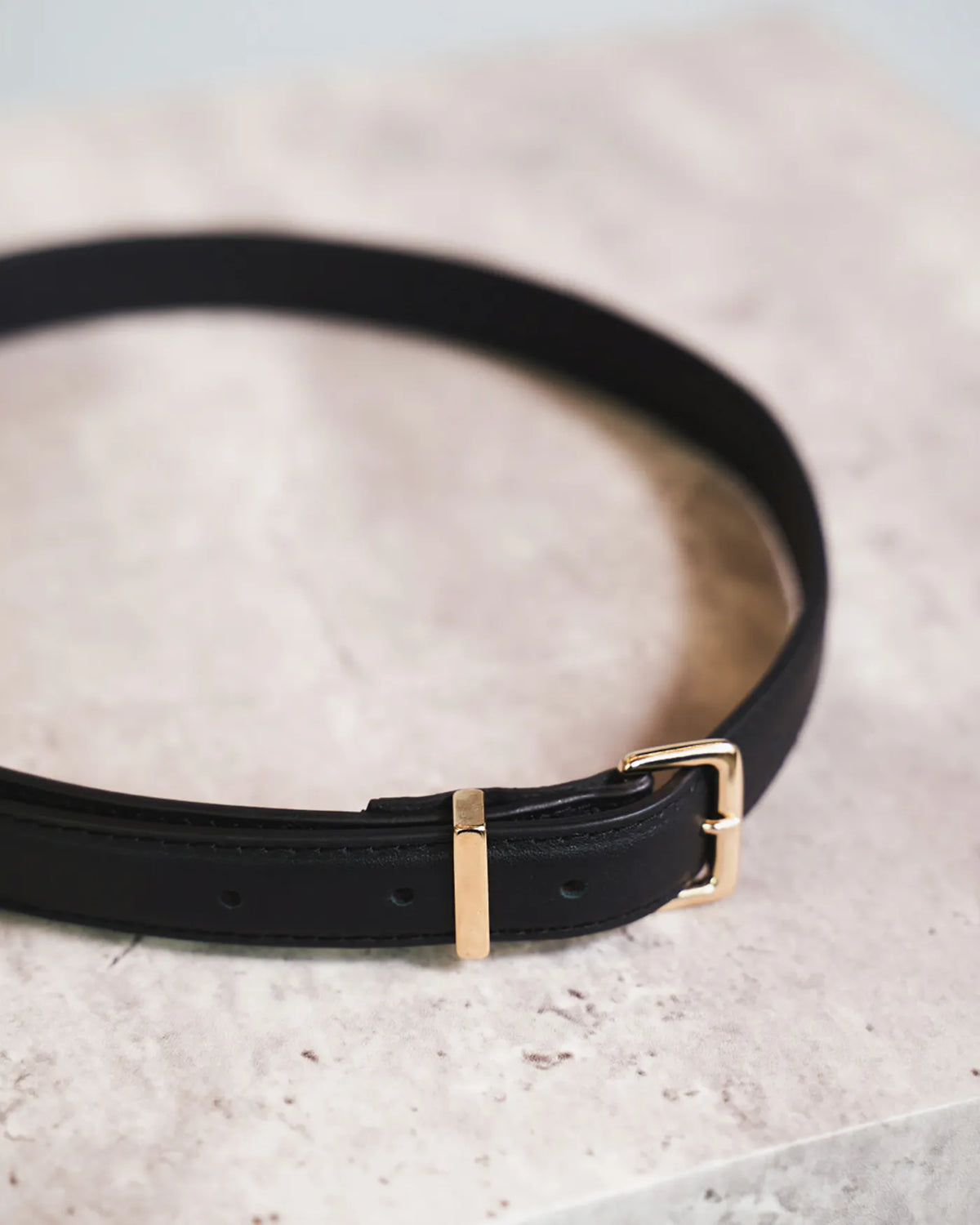 The Trouser Belt Gold Black