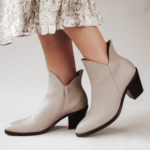 The Two Point Five Ankle Boot Stone