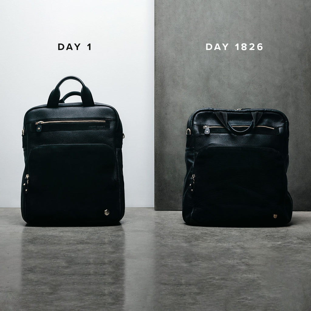 The Backpack Black / Black Nubuck
