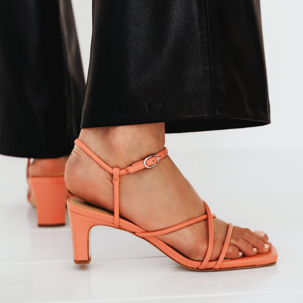 The Harley Heeled Sandal Cantaloupe
