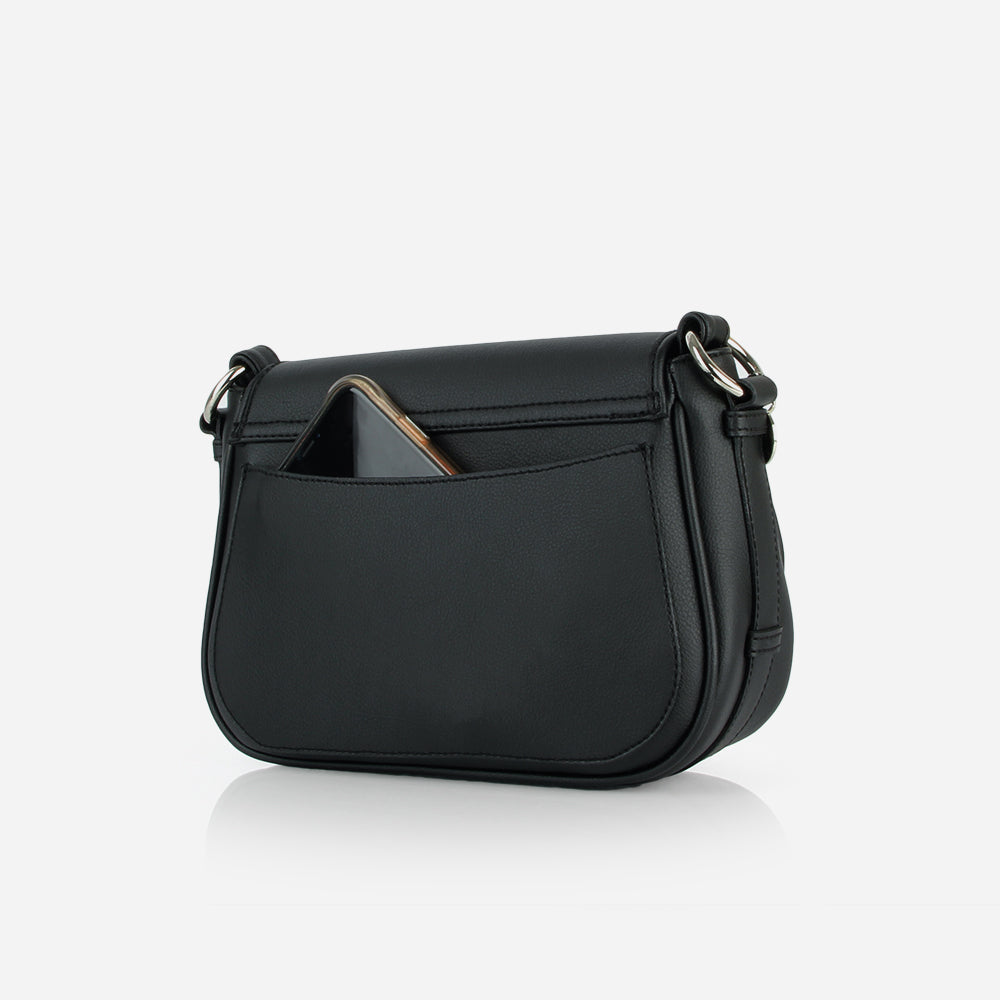 The PLNT Refined Saddle Bag Black