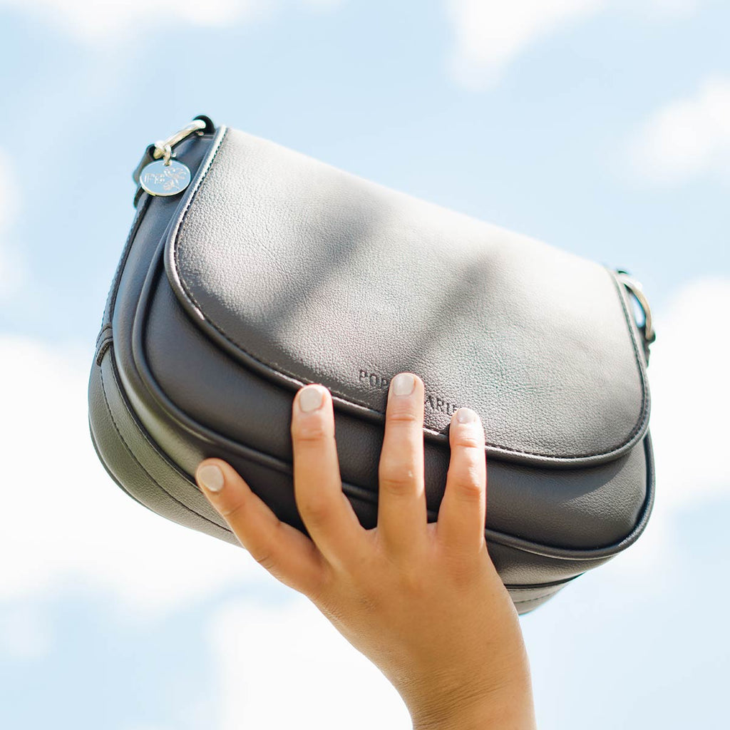 The PLNT Refined Saddle Bag Black