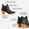 The Two Point Five Ankle Boot Black Water Resistant