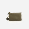 The 3-in-1 Wristlet Olive Pebble