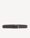 The Accent Belt Cocoa Plum and Silver