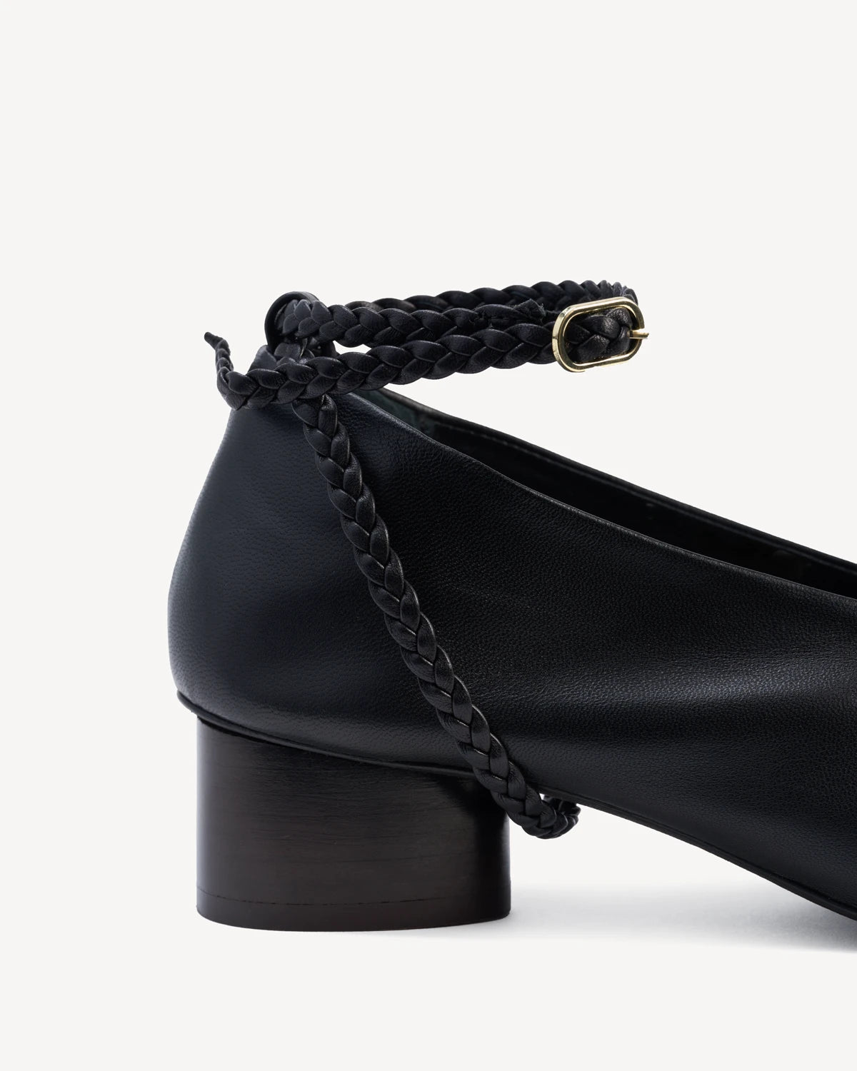 The Alma Anklet Pump Black