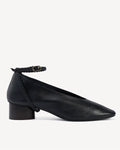 The Alma Anklet Pump Black