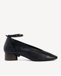 The Alma Anklet Pump Black