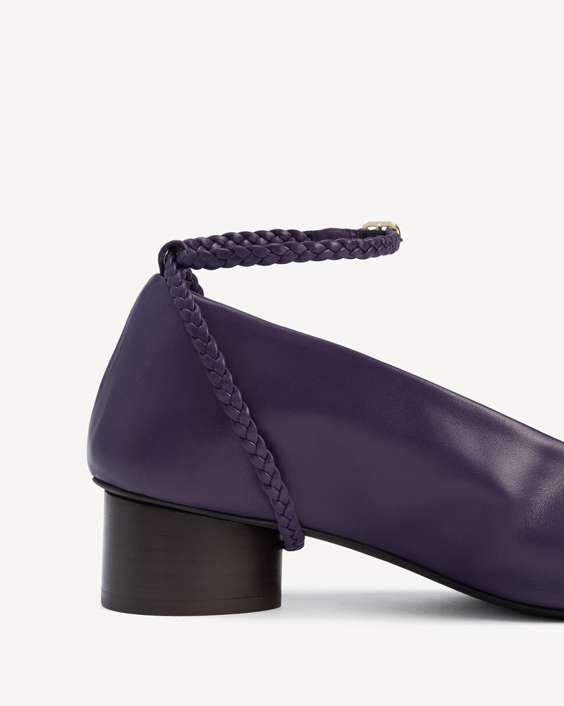 The Alma Anklet Pump Sapphire